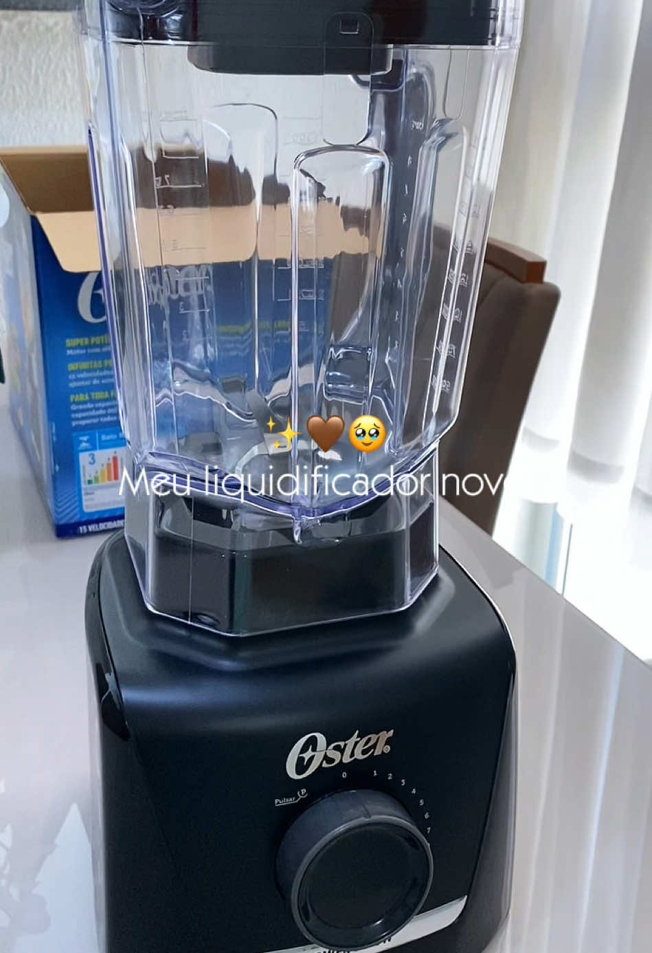 Meu liquidificador novo! ✨🤎  . . . . #liquidificador #oster #receita 