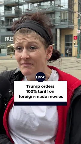 U.S. President Donald Trump plans to impose 100 per cent tariffs on foreign films, and frustrated Canadians aren’t holding back on their opinions. For the full story, head to nowtoronto.com. #Trump #Tariff #TradeWar