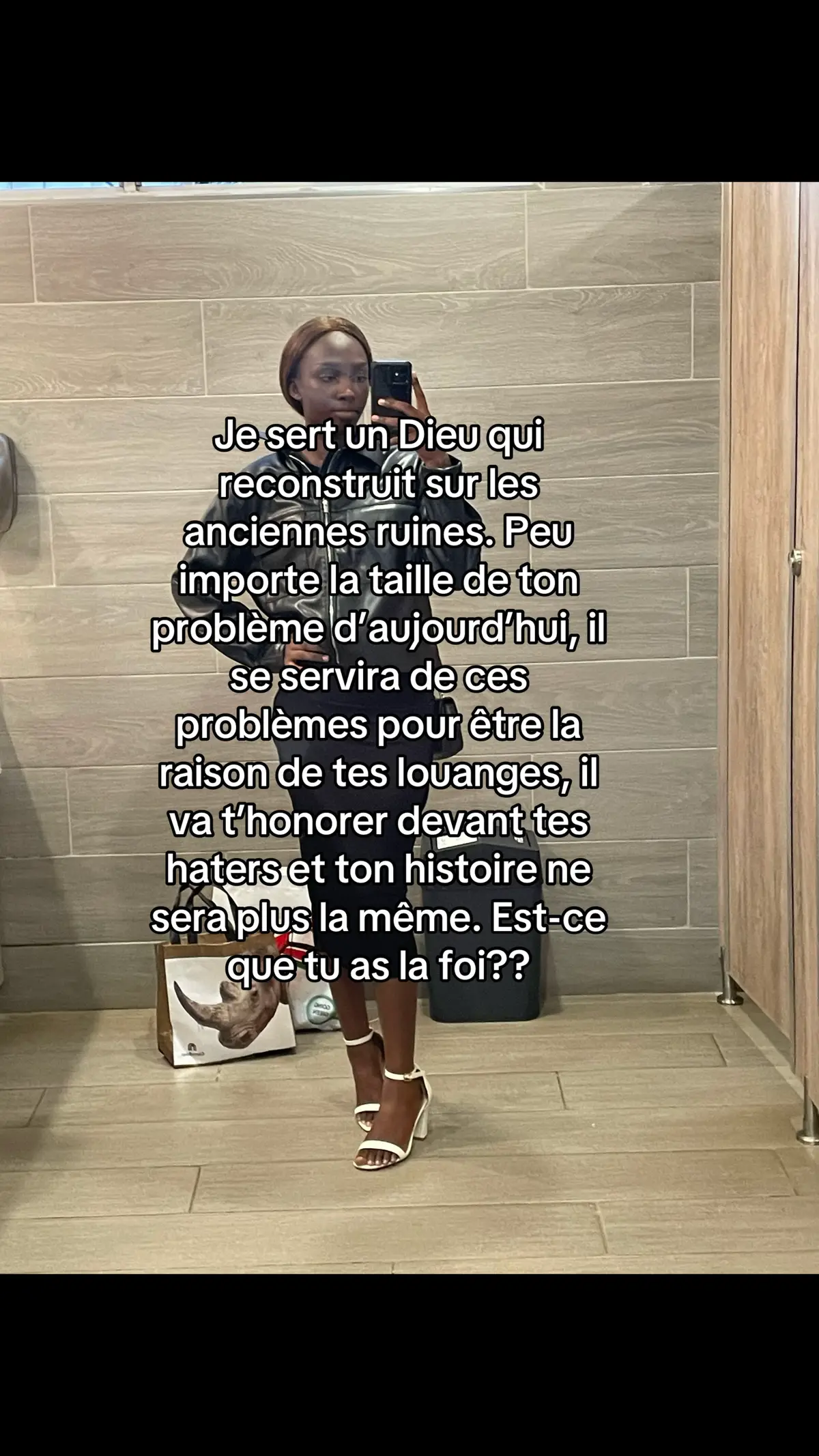 Je sert un Dieu qui construit sur les anciennes ruines, il t’élève d’abord en se servant de ton problème puis devant les gens qui t’ont humilié et puis il te bénit en abondance #Dieucapable #lajoieduseigneur #saintesprit #courage 