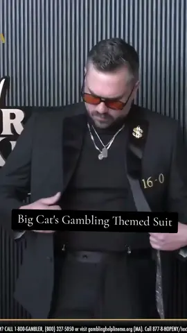 Big Cat busted out the gambling themed suit, and it's FIRE #barstoolsports #betgala @DraftKings 