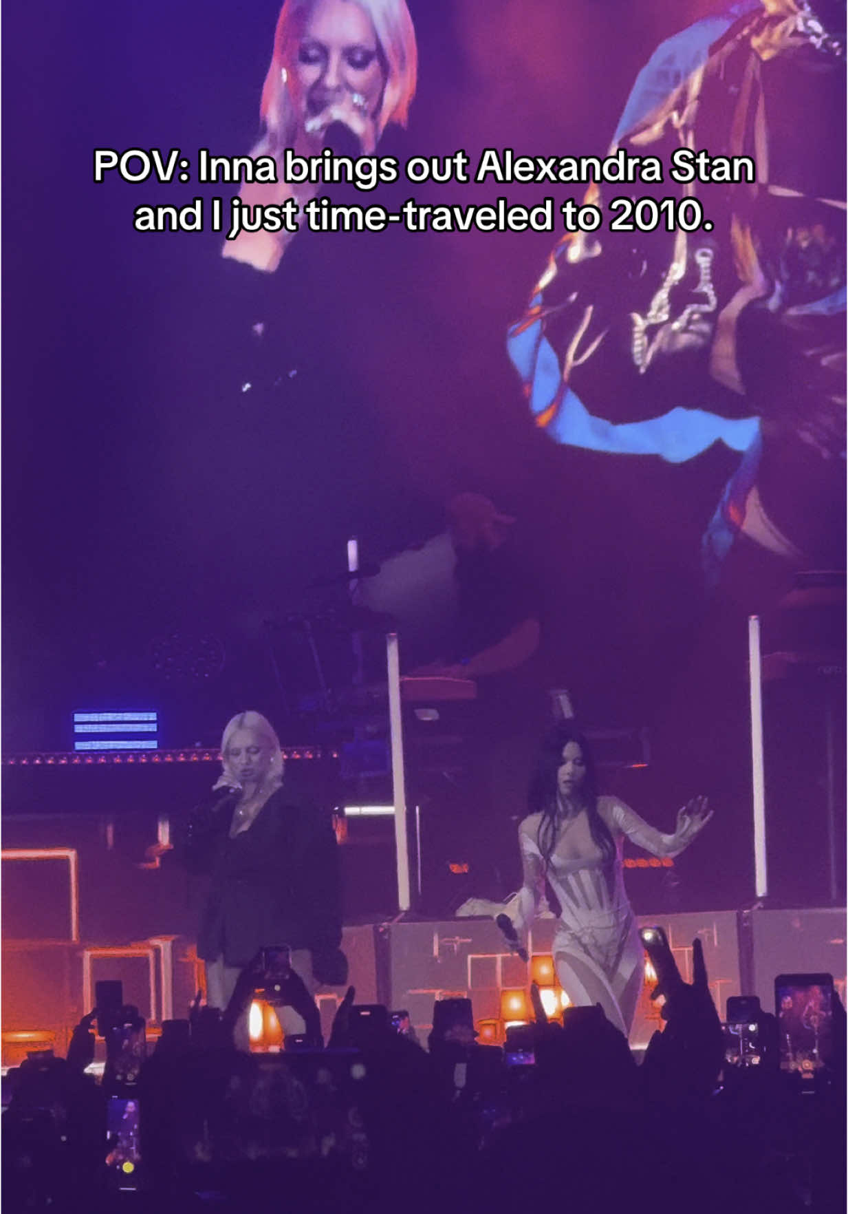 @INNA brings out @Ioana Alexandra Stan on stage in Amsterdam 😱 Suddenly it’s 2010 again. You’re wearing shutter shades, “Mr. Saxobeat” drops right after “Hot,” and life is perfect. 🥰 #Inna #AlexandraStan #2010Vibes #EurodanceNeverDies #POV #ThrowbackEnergy