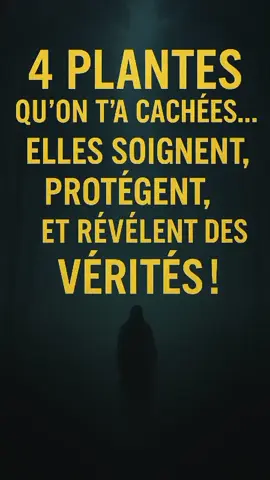 4 plantes puissante que vous devez connaître !! #bienetre  #sante  #nature #videoviral 