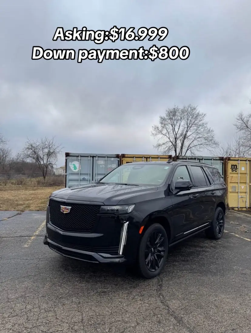 2023 Cadillac Escalade Sport, Black Raven, 4WD, 6.2L V8. Pre-Owned with 18,514 miles. FULLY equipped with Magnetic Ride Control, Panoramic Sunroof, 22