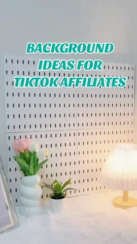 perfect background for new tiktok affiliates 🫶🏻 #pegboard #tiktokaffiliate #background #pegboardwall 