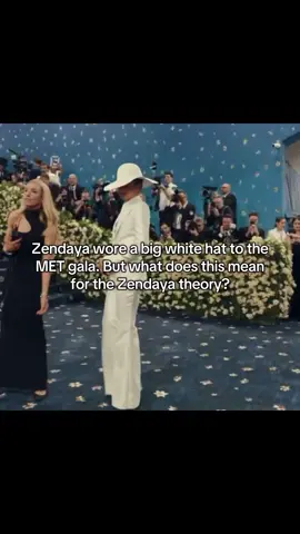 THE ZENDAYA THEORY: THE WHITE HAT FILES #zendaya #zendayahat #thezendayatheory #zendayatheory #metgala #fyp 