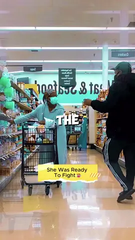 She Was Ready To Fight😂 #calvingrindz #fypシ #fyp #prank #funny #entertainment 