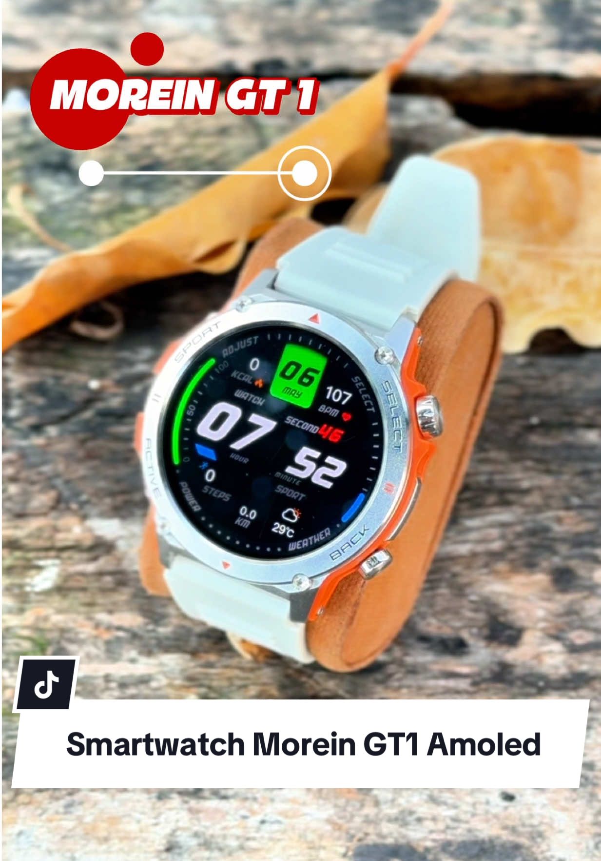 Smartwatch Morein GT1 tampilan cakep fitur olahraga lengkap bisa Connect STRAVA waterproof ip68 harga promo! #smartwatch #smartwtachmorein #moreingt1 #smartwatchamoled #promoguncang55 #hobaba 