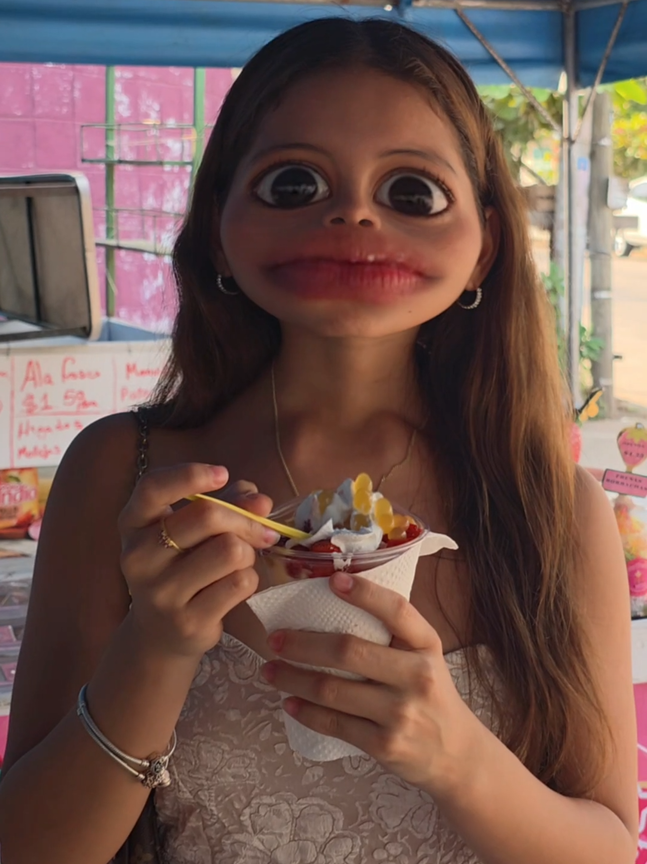 ven y prueba el nuevo TOPPING PERLAS EXPLOSIVAS @Dulce_fresa7🍓🇸🇻   #fresasconcrema #paraty #santaana #CapCut 
