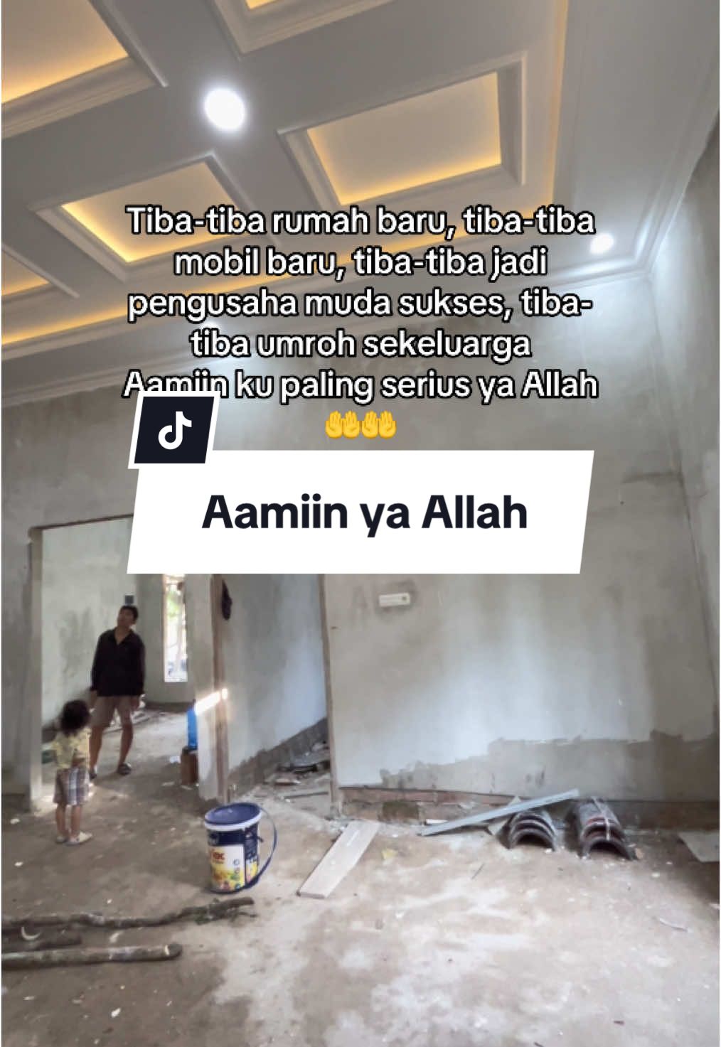 Aamiin kan saja dulu🤲🤲 #allahummabarik #masyaallahtabarakkallah #rumah #rumahimpian #rumahidaman #fyp 