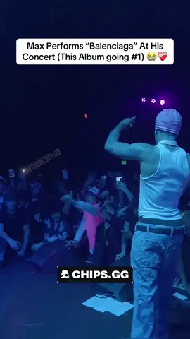Max Performs “Balenciaga” At His Concert (This Album going #1) 😭❤️‍🩹 #plaqueboymax #5star #faze #fyp #viral 