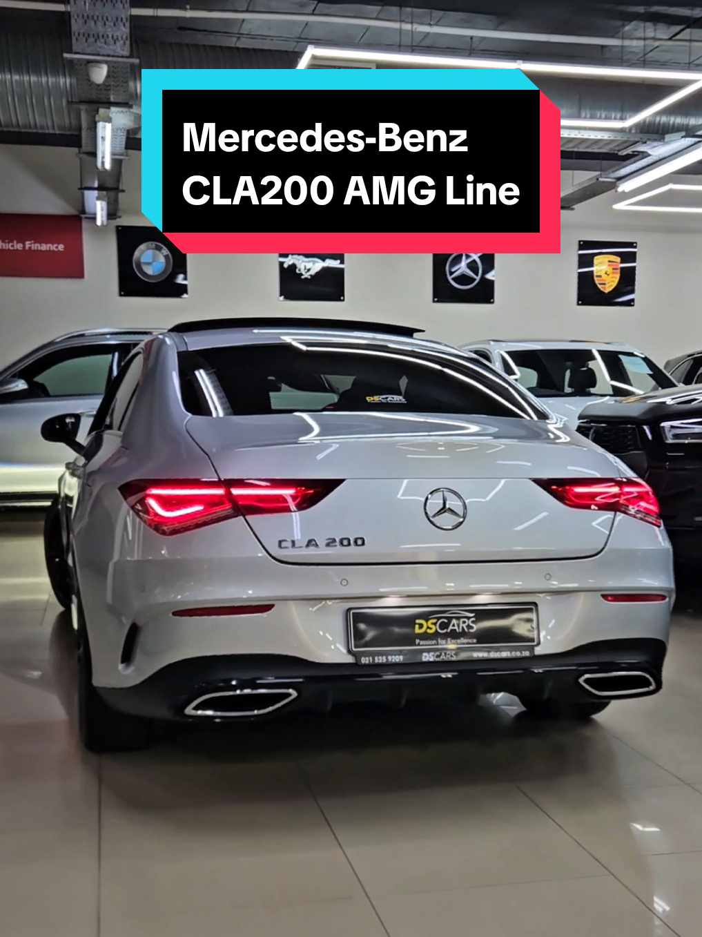 🚗 2023 Mercedes-Benz CLA200 AMG Line 💰 R799 900 | 📍 20 000 km  | ⛽ Petrol | ⚙️ Automatic Step into sleek sophistication with the AMG Line — bold design meets intuitive tech for the ultimate modern driving experience. Key Features: •	Panoramic Sunroof •	Active Parking Assist with Reverse Camera •	All-Digital Instrument Display •	Sport Seats •	Ambient Lighting •	Mirror Package •	Night Package •	Apple CarPlay & Android Auto •	10.25” Infotainment Display •	19” AMG Alloy Wheels 💸 In-House Finance Available 🔁 Trade-ins Welcome 🚛 Nationwide Delivery 📞 Contact our Team: •	Mo – 0715004511 •	Kenny – 0729080382 •	Office – 021 5259209 •	Email – info@dscars.co.za 🌐 Explore more stock at www.dscars.co.za #mercedes #mercedescla #mercedesbenz #benz #mercedesamg #cla200 #cla45s #amg #amgline #luxury #merc #maybach #sline #capetown #mzansi #southafrica #tiktoksouthafrica #fyp 