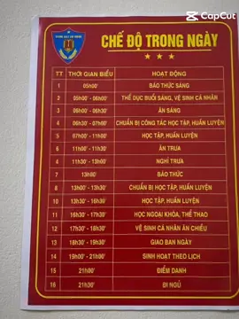 thời gian biểu ở K02 #xuhuongtiktok #csdnk02 #botulenhcscđ #cscd_k02 #cscd_việt_nam #nvca2024 