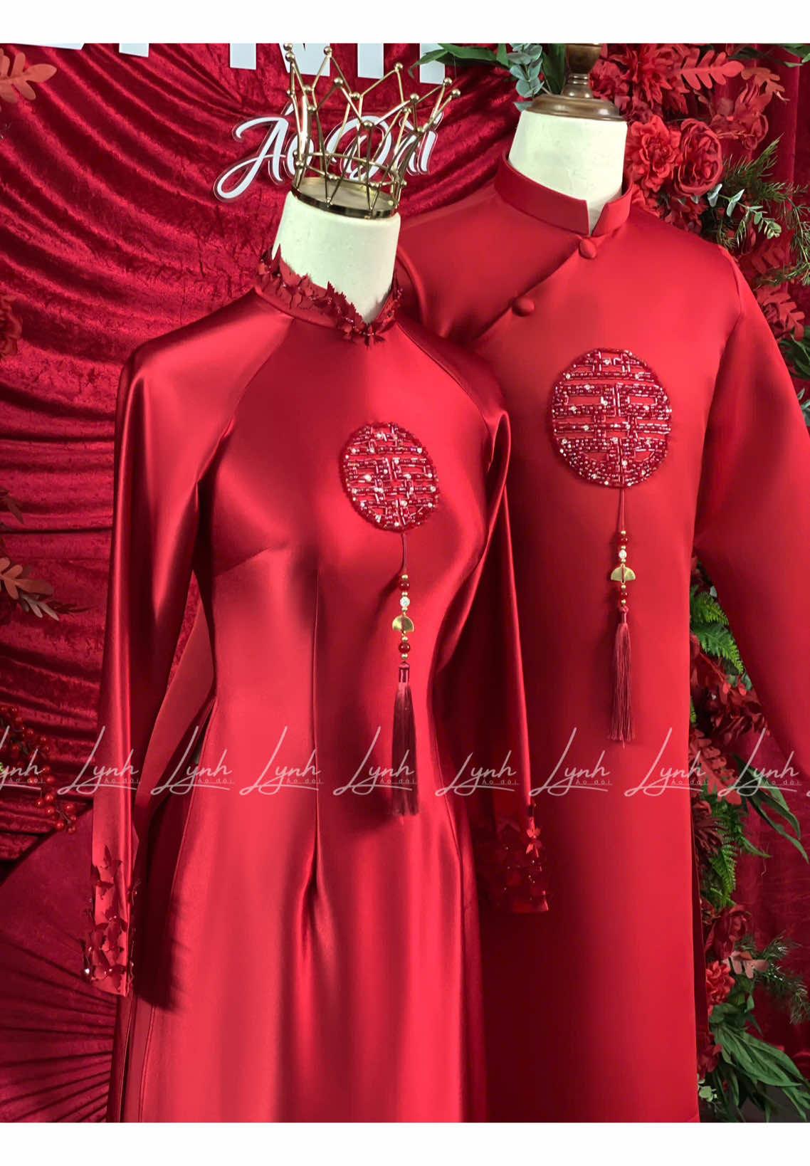 Cặp áo dài cô dâu đám hỏi chất liệu lụa Pháp sang chảnh cho các nàng dâu  Đặt hàng ib e Lynh hướng dẫn chọn size ạ 🍒🍒🍒#wedding #aodaithietke #damcuoi #kinhnghiemcuoi #aodaicuoidep #hottrend #damcuoimientay #aodaicodau 
