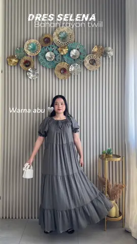 Warna abu 🩶 #dasterchallenge #racuntiktok #daster #dastermurah #dress 