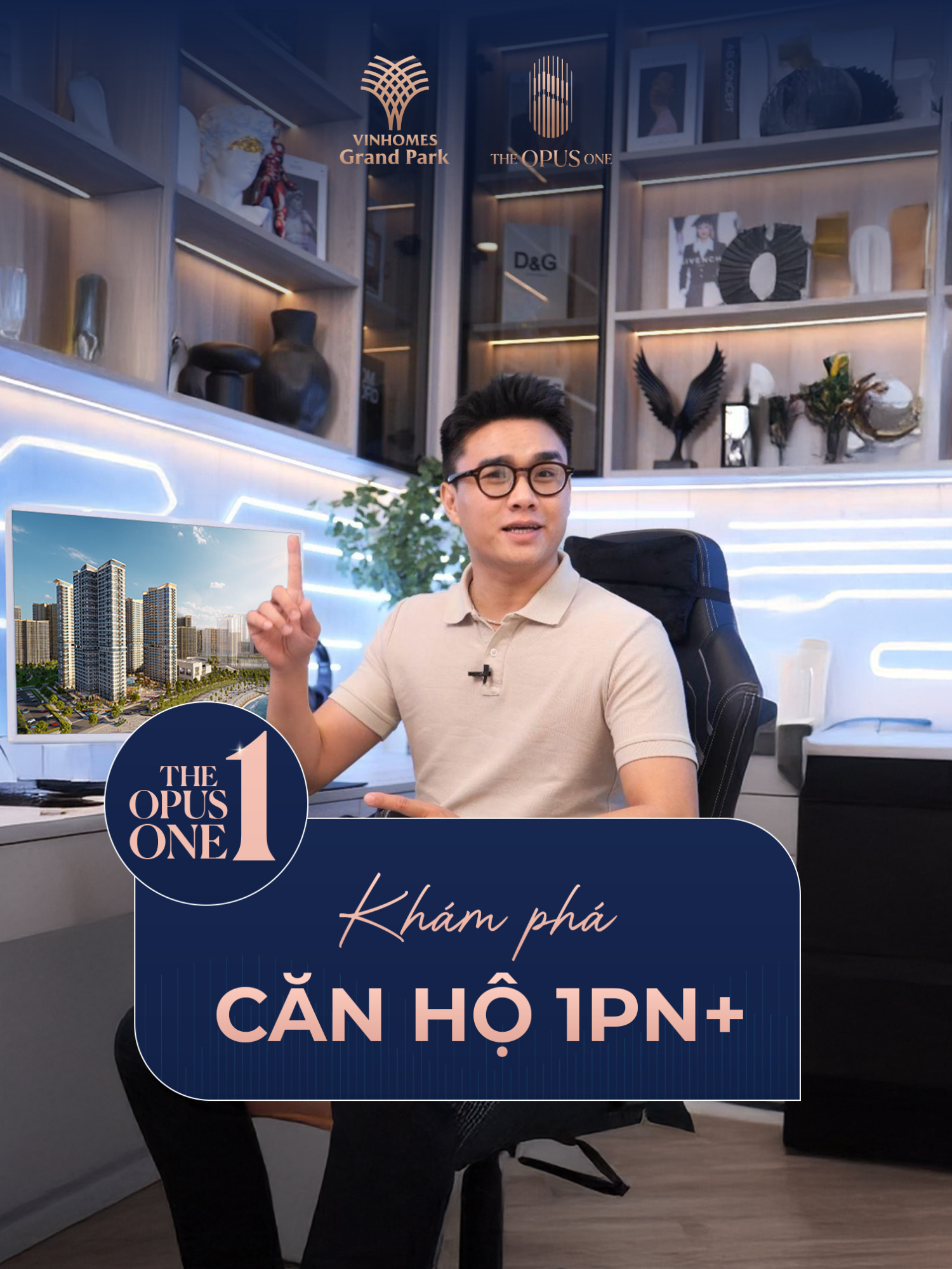 Khám phá ngay căn hộ 1PN+1 tại The Opus One – Thiết kế thông minh, không gian linh hoạt, đáp ứng trọn vẹn nhu cầu của cuộc sống hiện đại. #TheOpusOne #VinhomesGrandPark