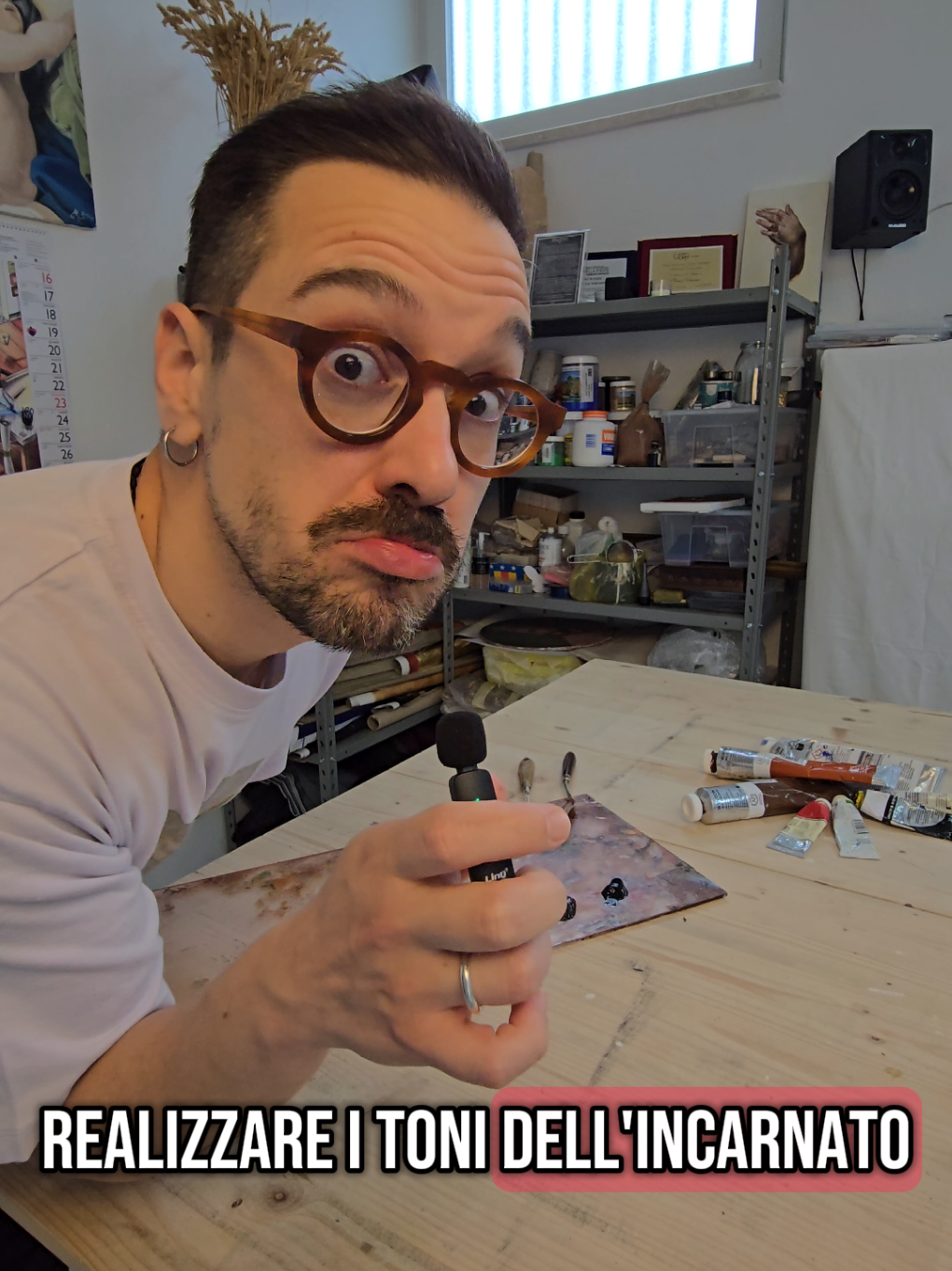 Realizzare i toni della pelle con i colori ad olio...? Semplice! Seguitemi! 😉🎨 #Pittura #Arte #Tutorial #marcovaccaroart 