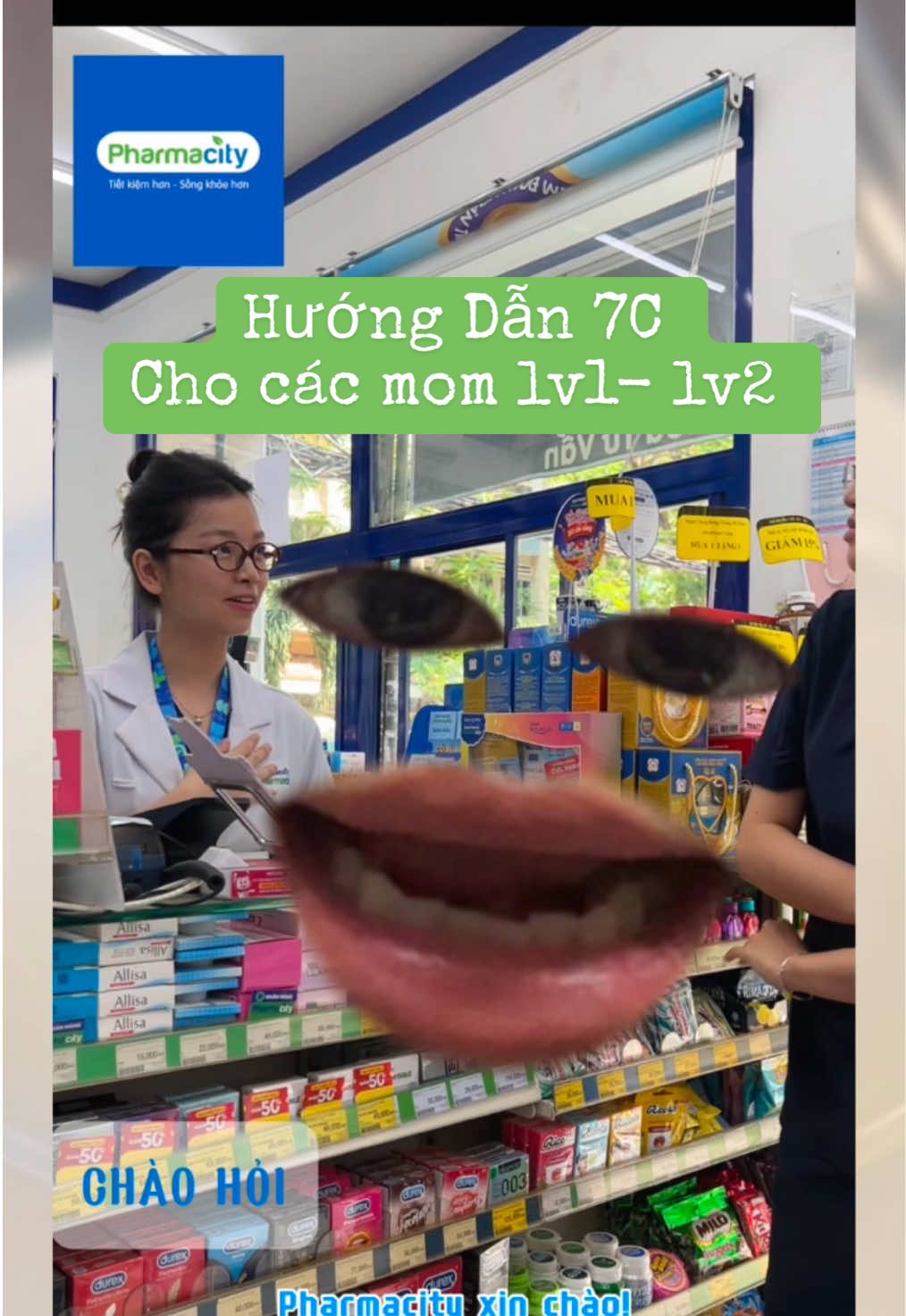 Tôi không ngại. Người xem mới ngại :))) #pharmacity #duocsy 