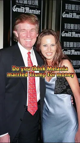 Do you think Melania married Trump for money #fyp #foryou #foryoupage #tiktok #celebrity #trump #melania 