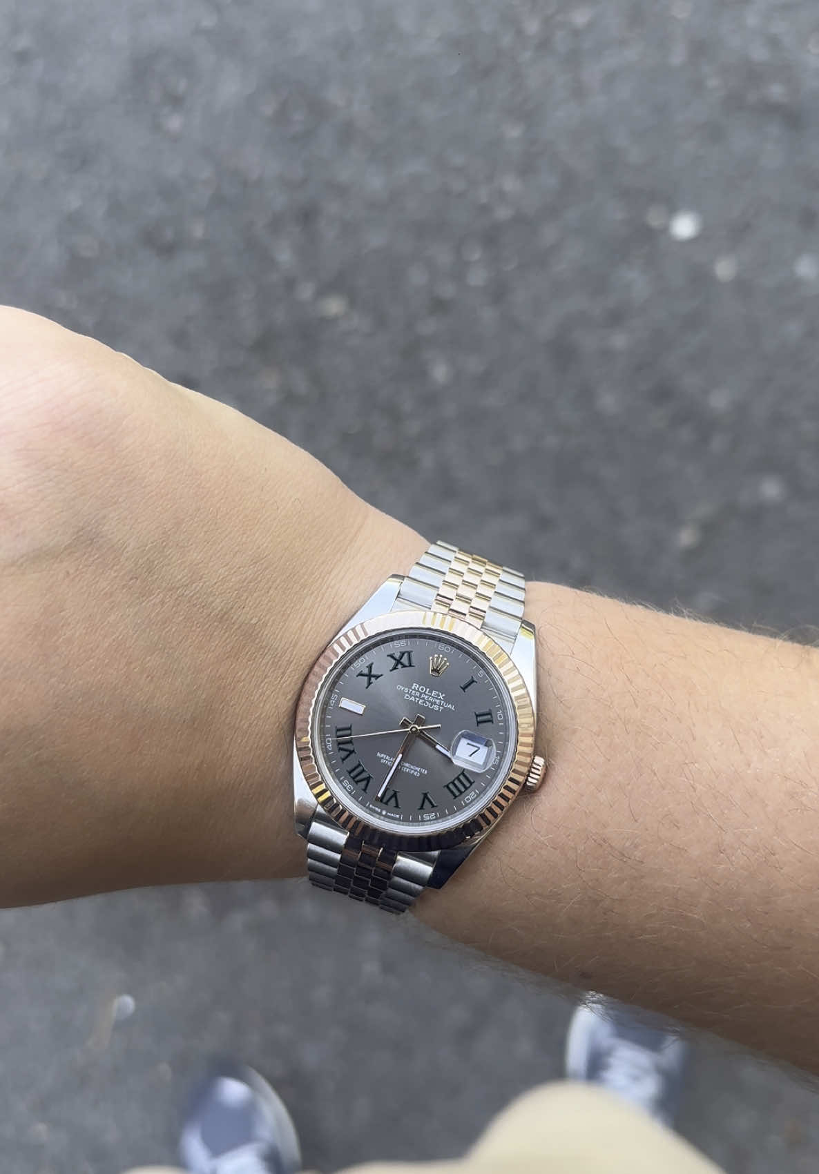 Rolex - Rose Gold Wimbledon  126331  41mm  Jubilee - Fluted    #fyp #rolex #watches #gold 