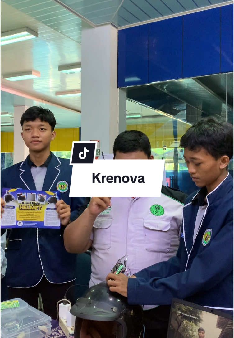 Bisa diterapkan di kelas biar anak anak ga ada yang tidur☺️ #krenova #surakarta #solo #guru #pameran #smk 