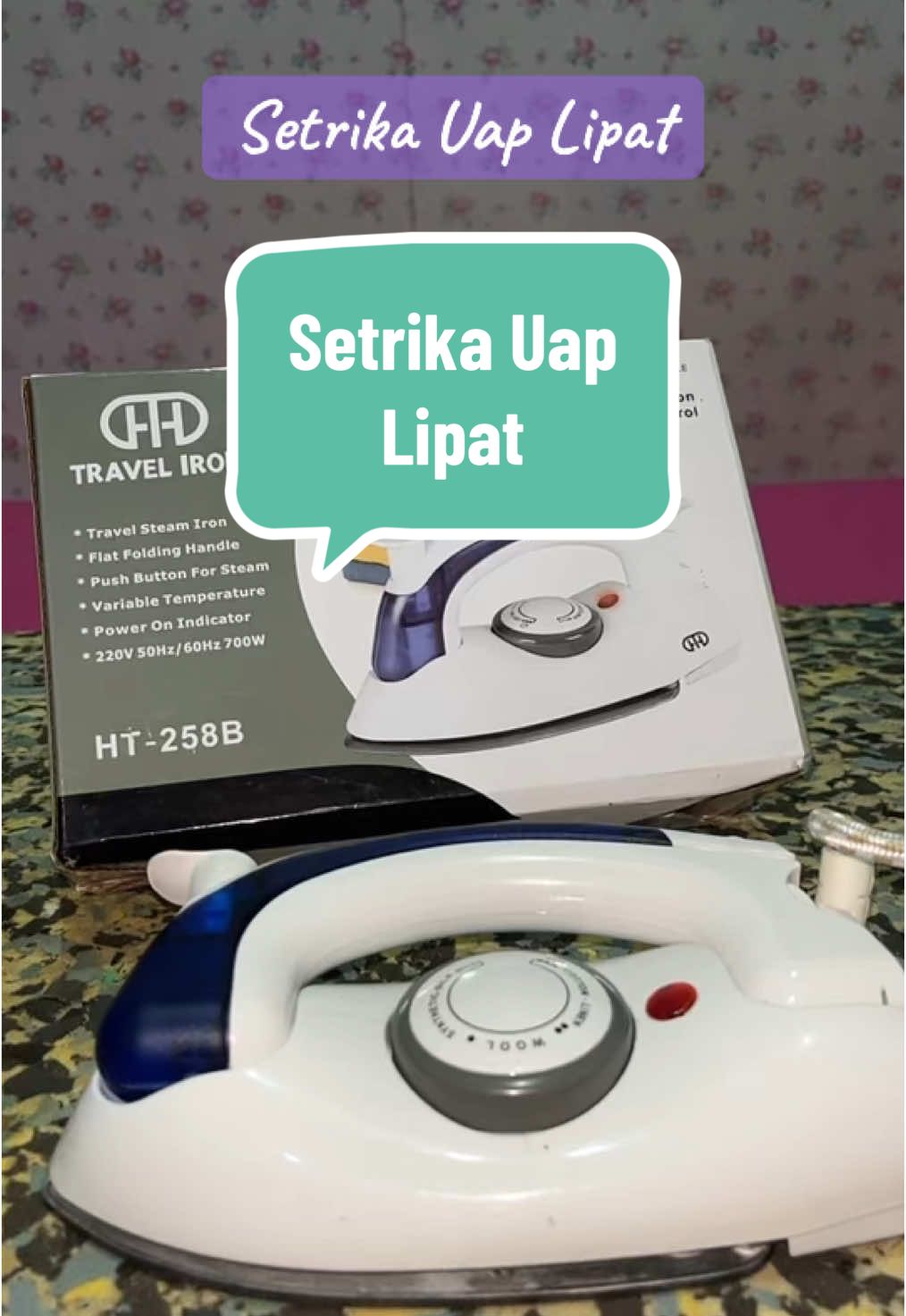 Setrika traveling anti lecek #setrika #setrikauap #setrikalipat #setrikamini 