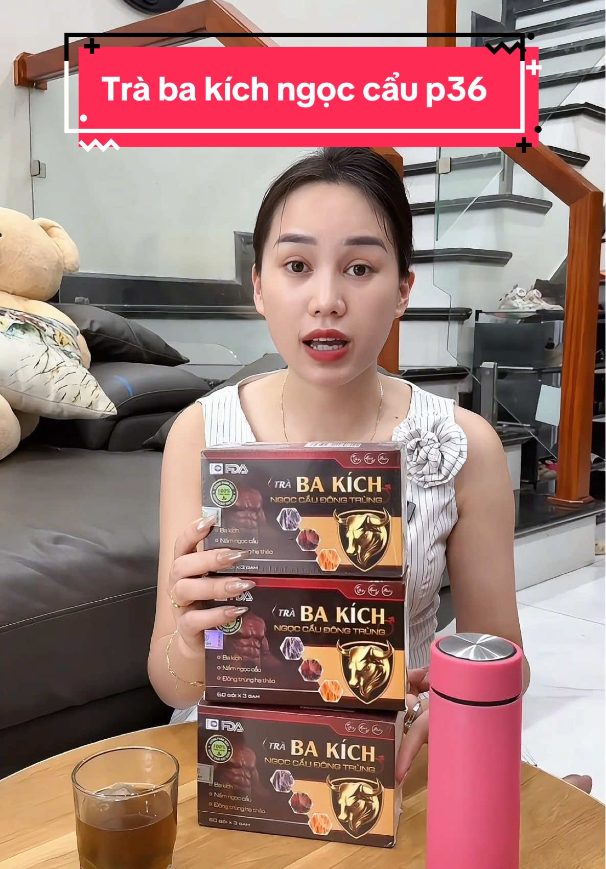 Combo 3 hộp trà 180 gói túi lọc trà dễ uống vị thanh ngọt dịu #xuhuong #hangmen96 #trabakich #trabakichngoccaudongtrung 
