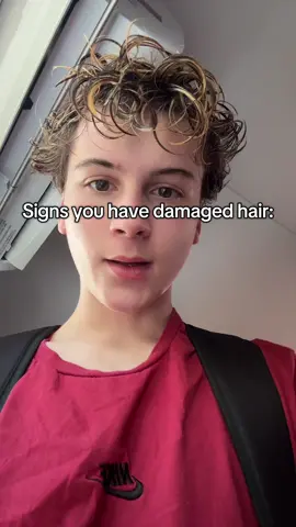 Signs of damaged hair😱😨#wavewithdrew #wavyhair #hairtok #naturalhair #forcedcurls 