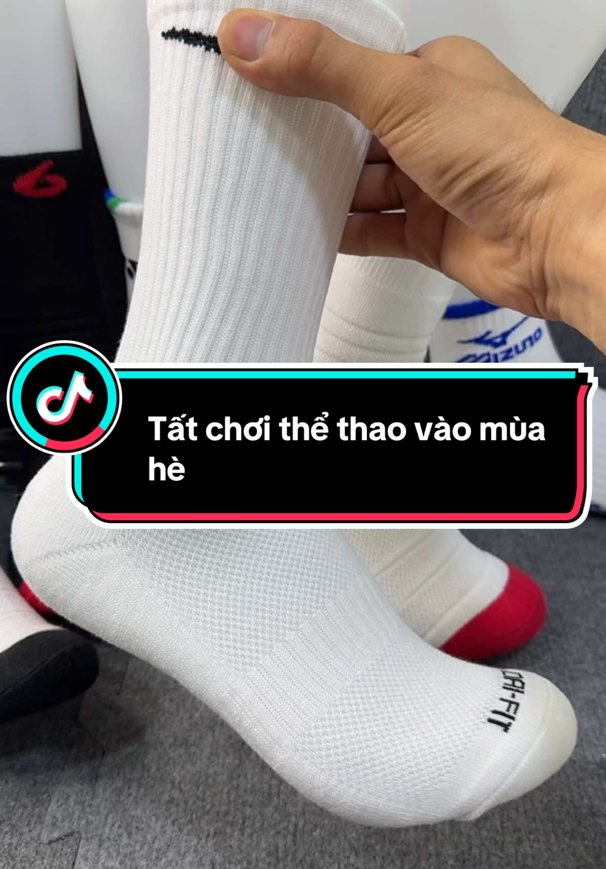 Mẫu tất thể thao nic drifit cho ae chơi thể thao#tatxudembong #tatvớ #xuongtatmienbac #xuhuong 