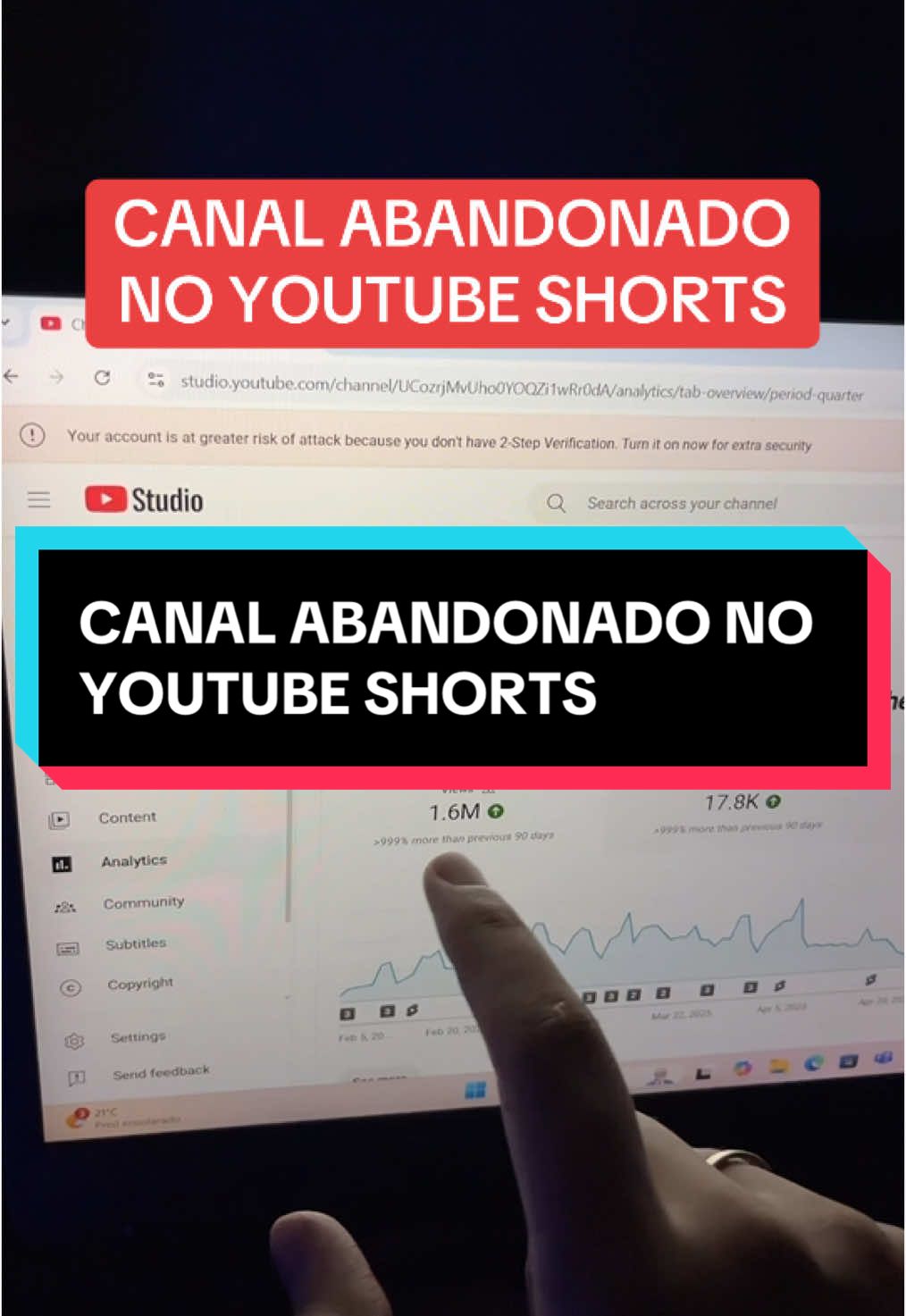 Mais um canal no yt shorts abandonado #youtubeshorts #monetizar #religiao 