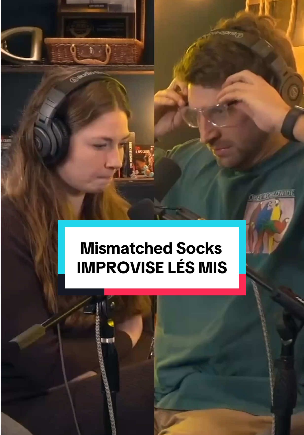 Mismatched Socks | IMPROV LÉS MIS #improb #lesmis #musicalmonday #improvbroadway 