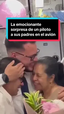 ✈️🧑‍✈️ Un joven piloto da una emocionante sorpresa a sus padres antes del vuelo para agradecerles todo lo que han hecho por él. Ellos no sabían que el piloto era su hijo. #viral #emotivo #emocionante #precioso #momentos 