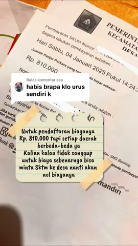 Membalas @zea  Ini untuk biayanya dan setiap daerah berbeda beda ya😉 Kalaupun tidak sanggup untuk biayanya kalian bisa mengajukan sktm dari desa ✨ Semangat ya🫶🏻 #sidang #pengadilanagama #fyp #gugatcerai 