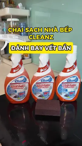 Đánh bay vết bẩn với chai làm sạch nhà và bếp CleanZ #CleanZ #chaisachnhavabep #vesinhnhacua #nhabepthongminh #xuhuong 