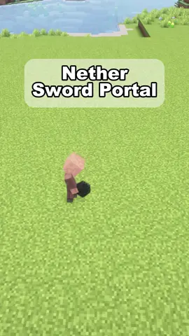 Nether Sword Portal #minecrafttutorials #Minecraft #minecraftbuilding 