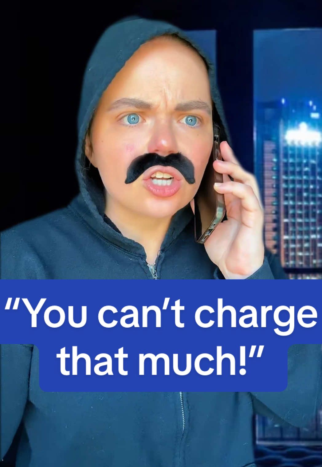“You can’t charge that much!” 😡  Yes, yes they can. 😅 #hotel #skit #talesfromthefrontdesk #frontdesklife 