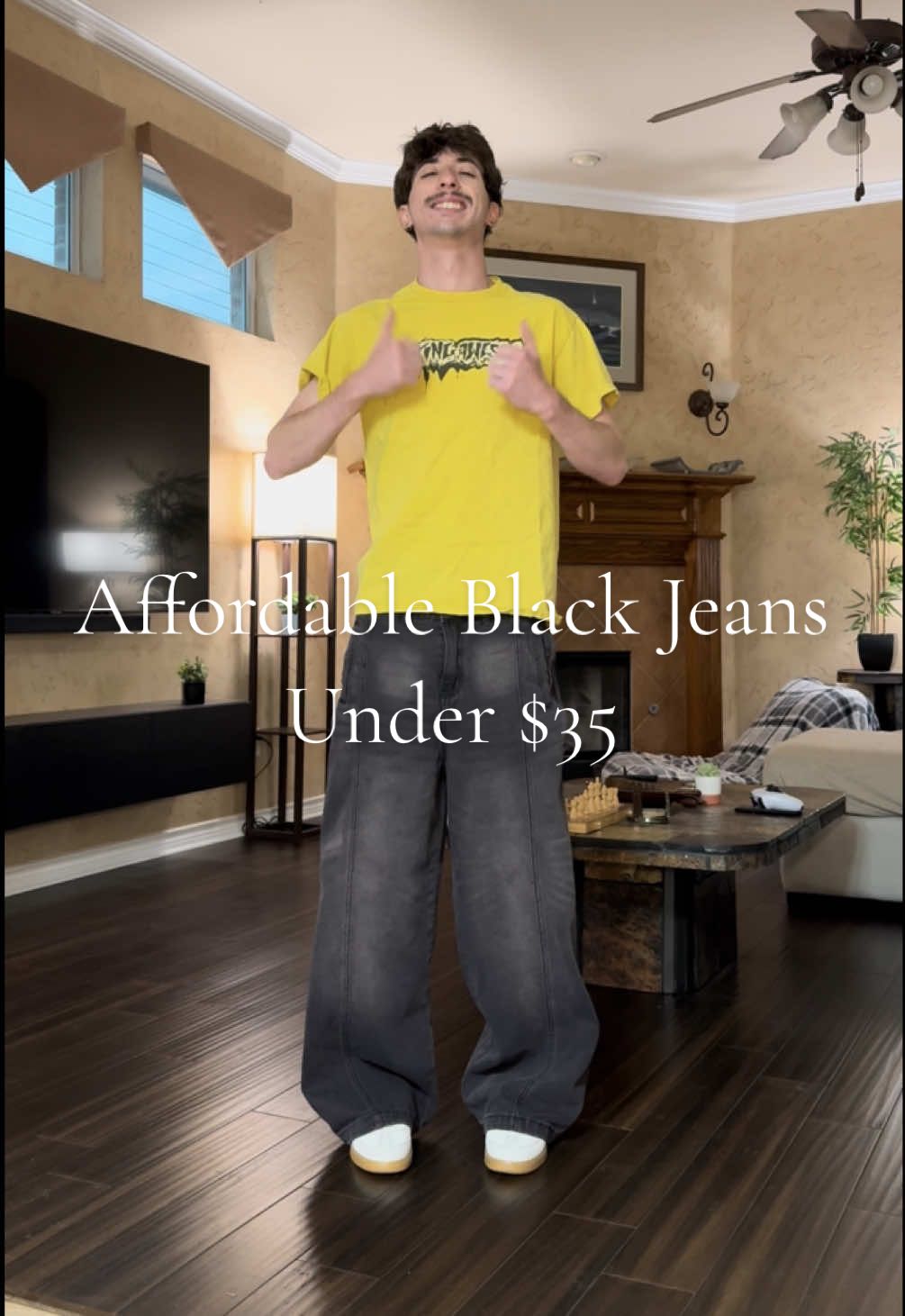 Super budget friendly baggy jeans for under $35 after shipping  #mensbaggypants #baggyjeans #baggyjeansoutfit #affordablebaggyjeans #mensbaggyjeans #affordablemenswear 