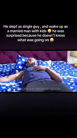 He slept as single guy , and wake up as a married man with kids 😀 he was surprised because he doesn’t know what was going on 😀#fypシ゚ #treasurejthomas #nollywoodmovies 