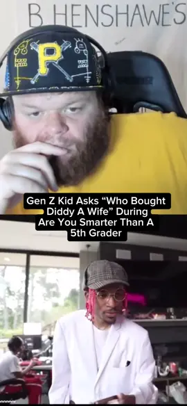 what does diddy have to do with are you smarter than a 5th grader?! 😭😂 Catch me live on YT daily 🫡  #fyp #fypシ #bhenshawe #plaqueboymax #reaction #100menvsgorila #30thang4 #diadelniño #gorilla #sinners 
