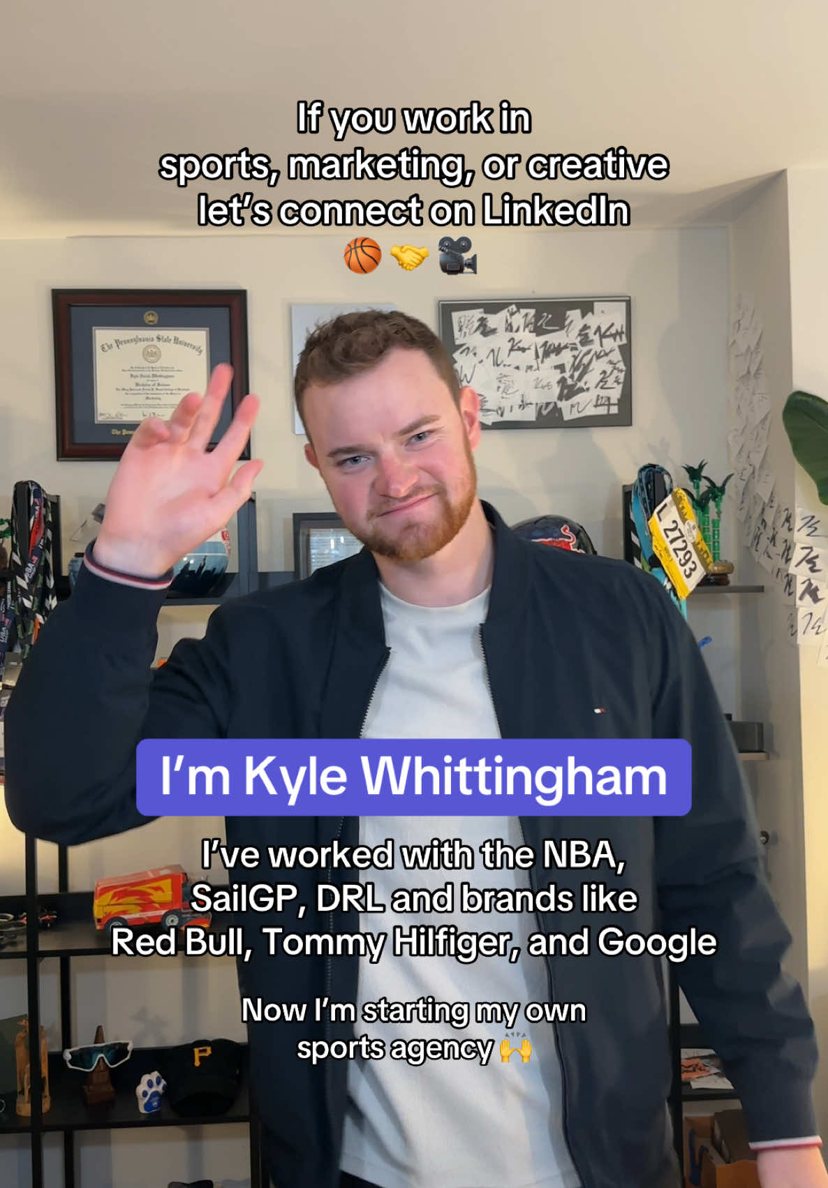 Love connecting with new people!  Search ‘Kyle Whittingham’ on LinkedIn and I should come up (I’m not the Head Coach of the Utah Football Team) #linkedin #sports #workinsports #marketing #creative #agency #entrepreneur #founder 