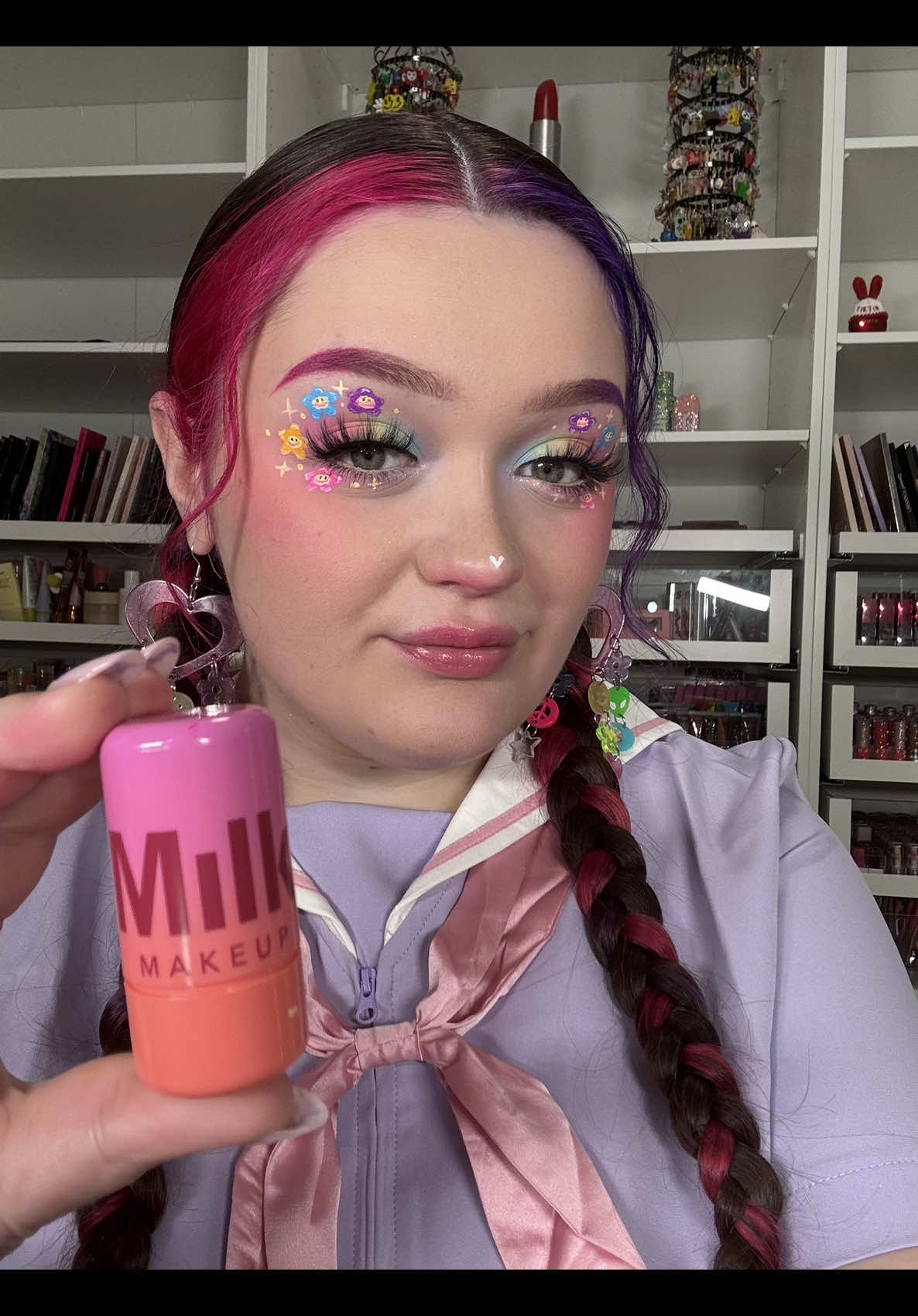 ok but now im confused because why were we having that bright pink shoved down our throats if THIS was an option 😭 #milkmakeup #milkjellytint #phmakeup #colorchangingmakeup @milkmakeup 