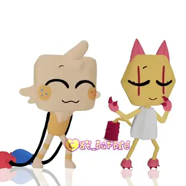 do sibling dance :D #dandysworld (🐱-🐶 toons) // 3D style