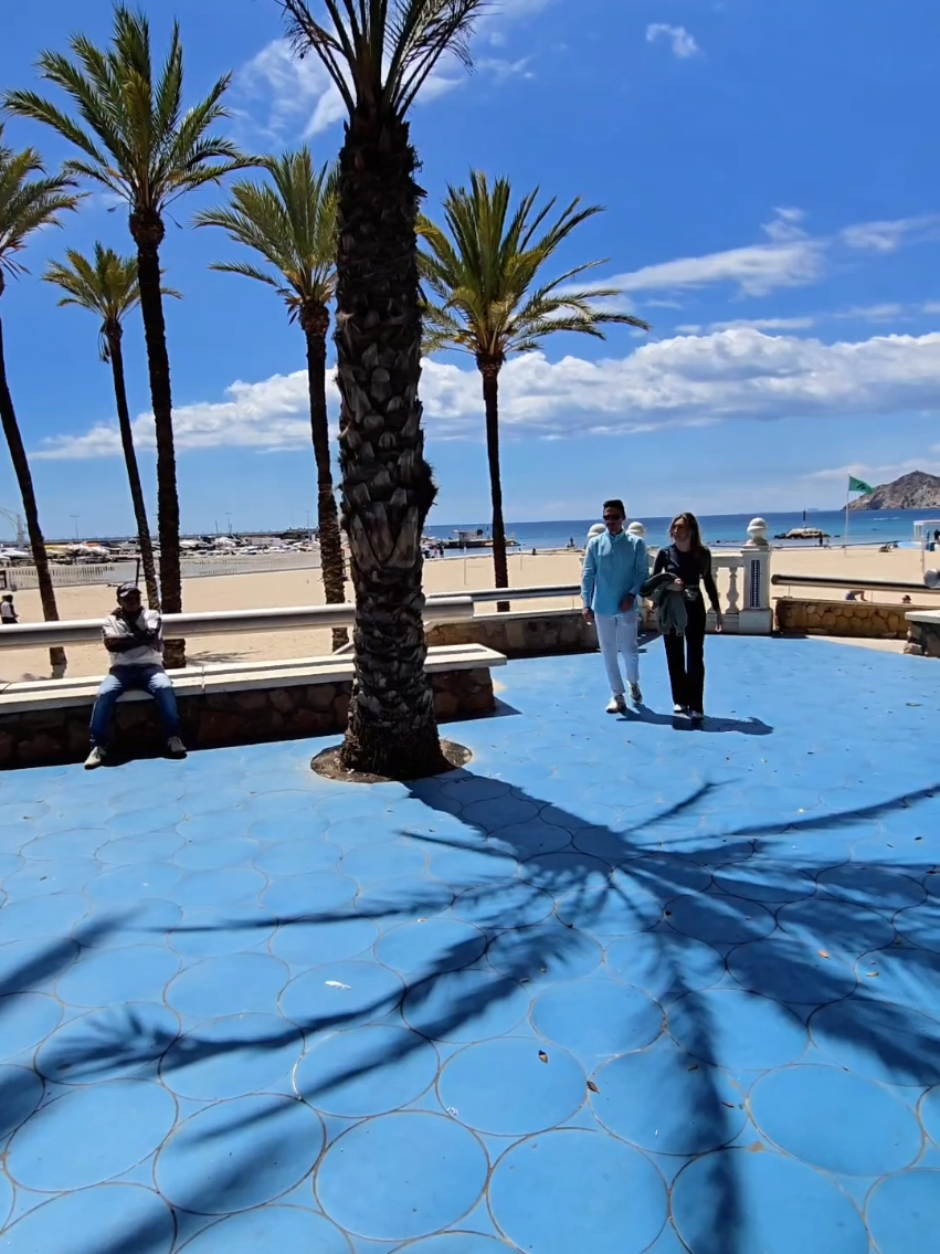 Benidorm, Spain🇪🇸 #travel #spain #benidorm #beni #viralvideos #sea #sun #españa #playa #beachvibes #beachday #fyp #f 