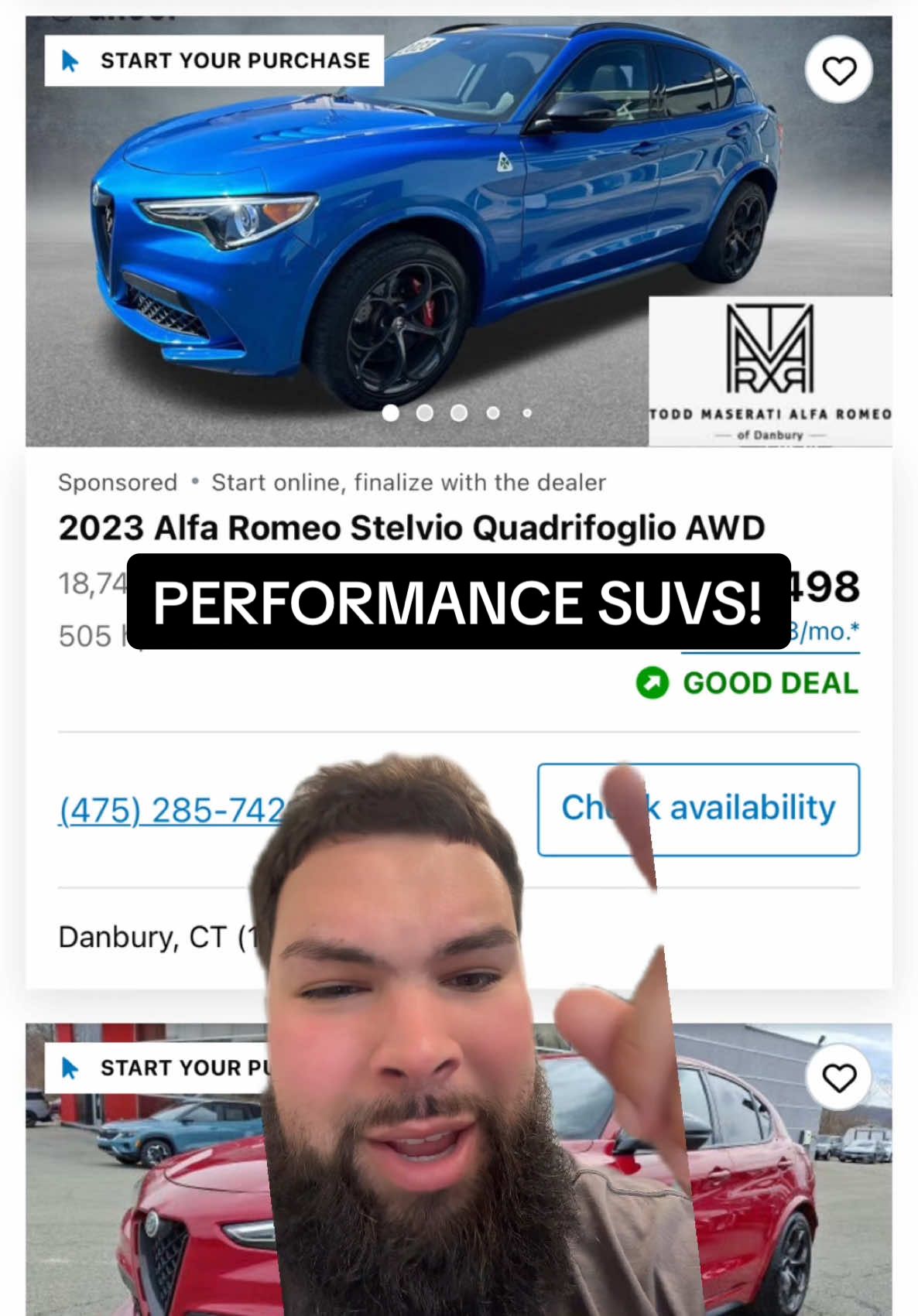 #greenscreen I will say the second you buy any of these three… reliability comes into question #cartok #bmw #x3m #audi #porsche #jaguar #alfaromeo #carsoftiktok 