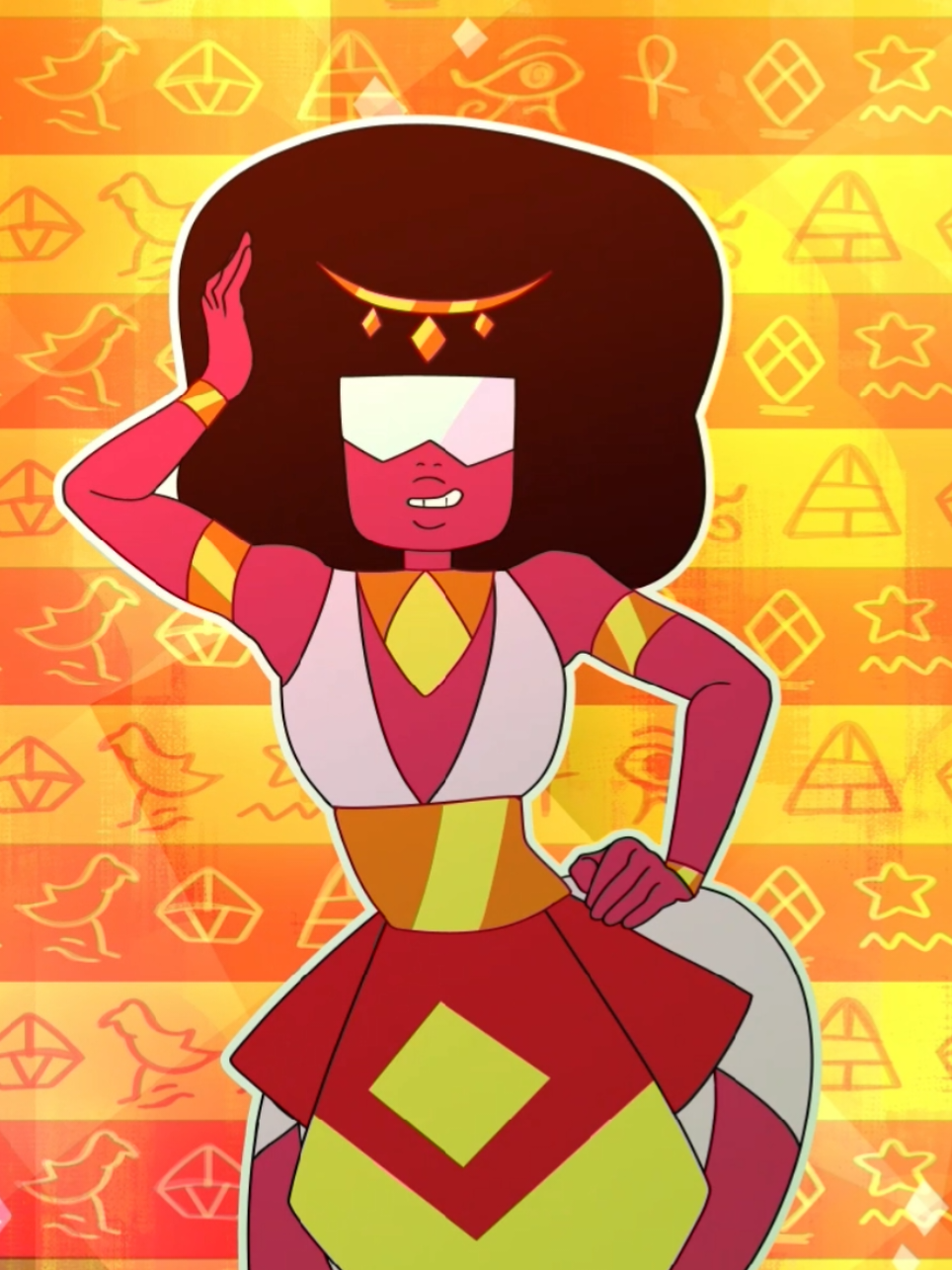 es la primera animación que hago, por eso llegué tarde al trend  #stevenuniverse #egypt #egypttrend #animation #animationmeme #fyp #art 