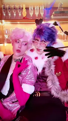 Sometimes Angel gets a random $10 in his Venmo after he’s around Valentino 💕 I can’t believe its been a year since doing these two w @AKrCos 🥺✨ #hazbinhotel #valentino #angeldust 