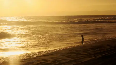 #cinematic #cinematography #nastolgia #nastolgic #video #videography #beach #hawaii #waves #sunset #sky #goldenhour #kids #photography #photoedit #edit #lightroom 