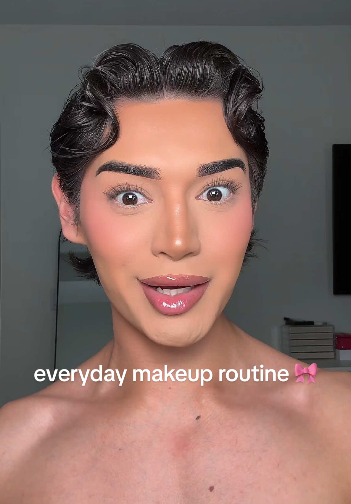 my everyday glam 🎀 #fyp #makeup 