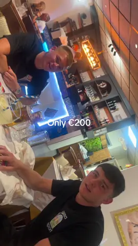 Eating out every night on holiday and we don’t pay a penny xxx