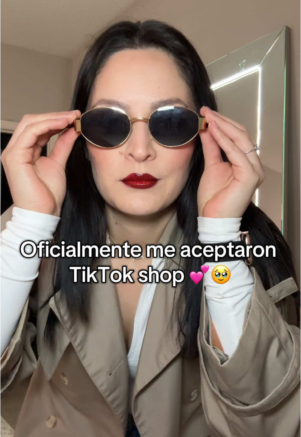 Estoy tan feliz!!! Me propuse ser constante y voy a seguir paso  paso 🥹✨ #ttshop #ootdinspo #outfitcheck #sunglasses 