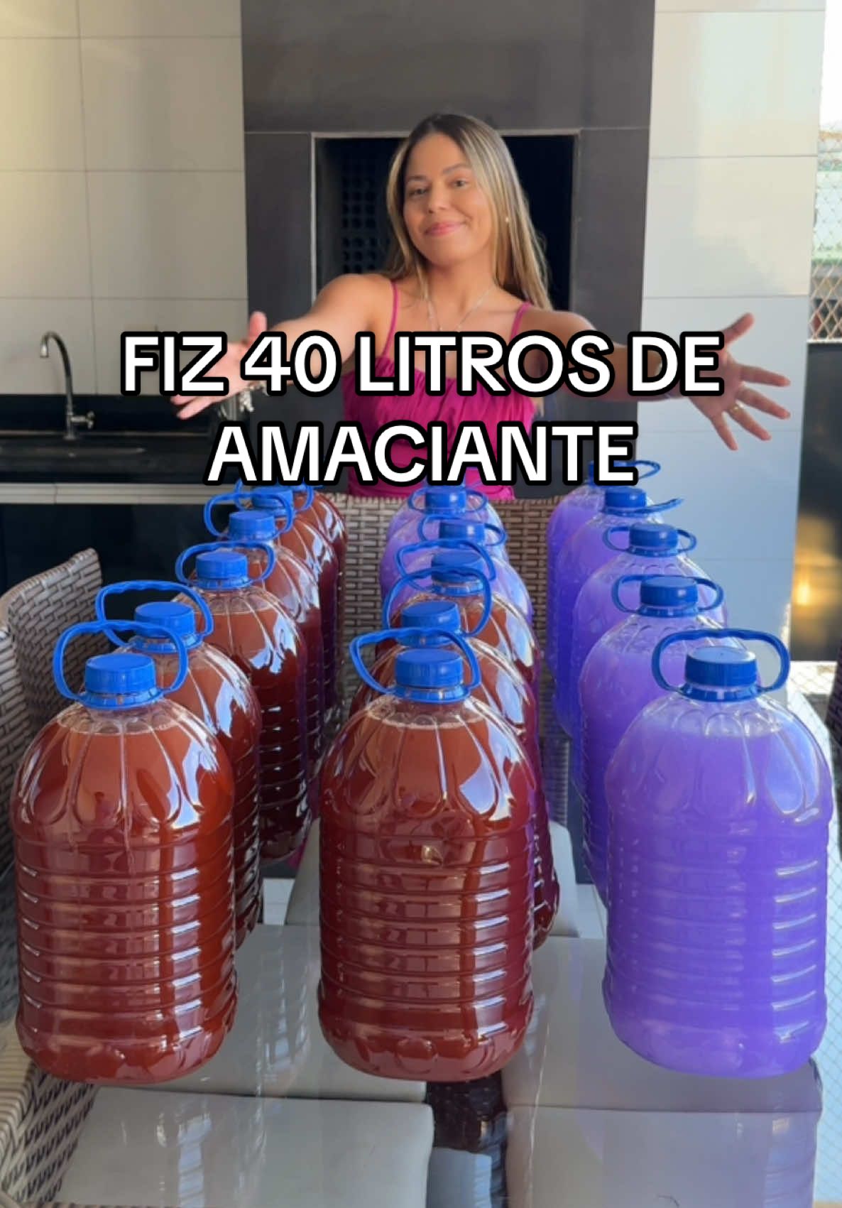 Fiz 40 litros de amaciante 💖